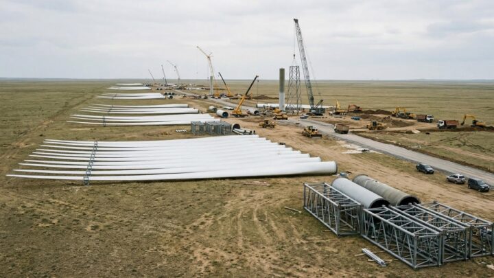 В Казахстане началось строительство ветропарка мощностью 1 ГВт
