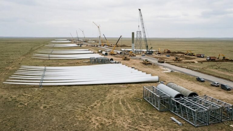 В Казахстане началось строительство ветропарка мощностью 1 ГВт