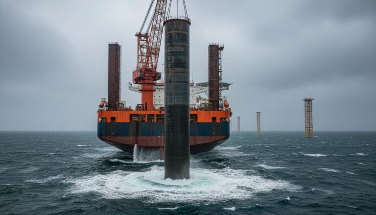 В Северном море завершена установка моносвай для ветропарка Inch Cape