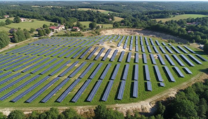 Q ENERGY запустила солнечную станцию на месте карьера во Франции